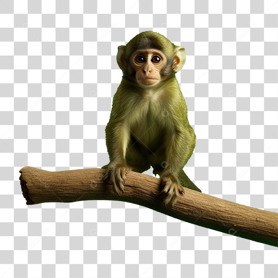 Animal Macaco PNG Transparente