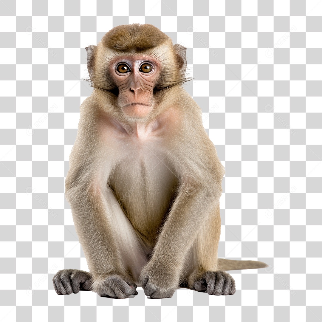 Animal Macaco PNG Transparente