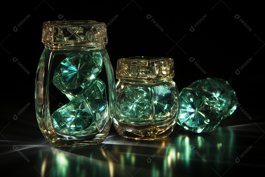 Cifrão feito de vidro