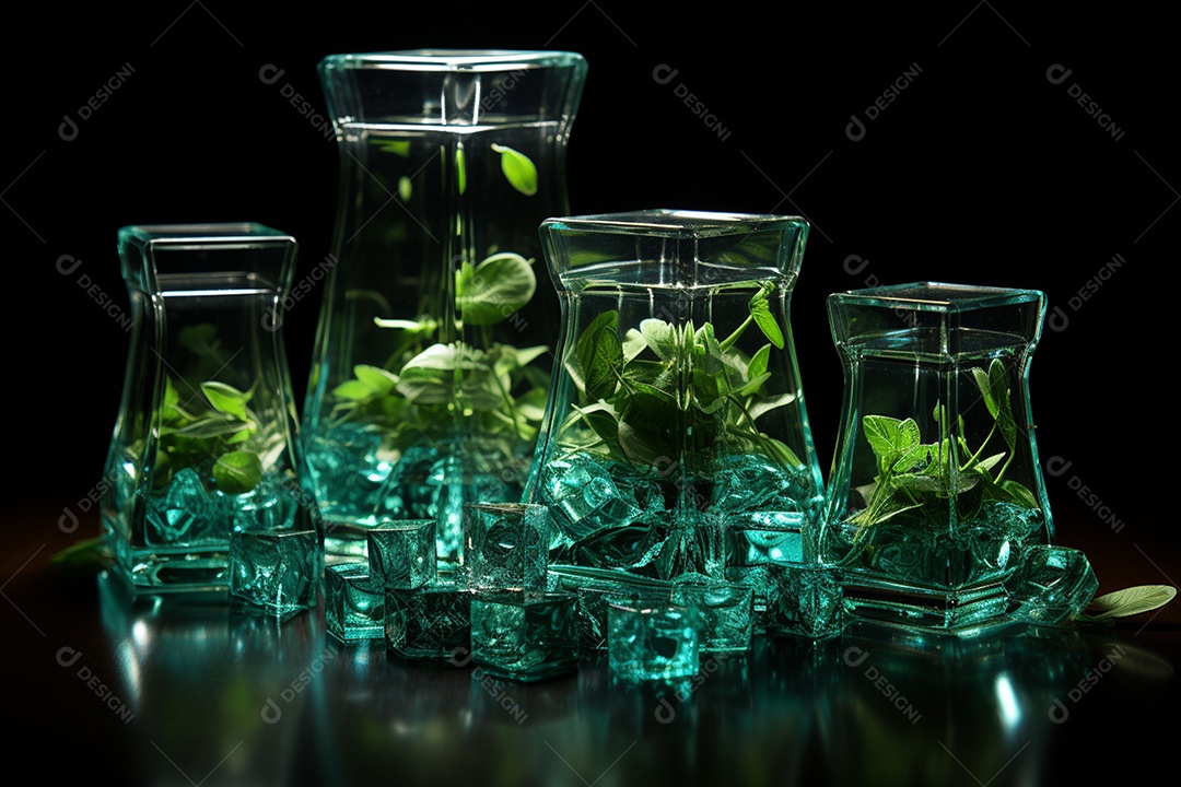 Cifrão feito de vidro