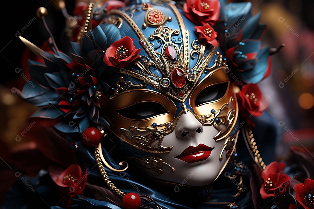 Máscara de carnaval veneziano