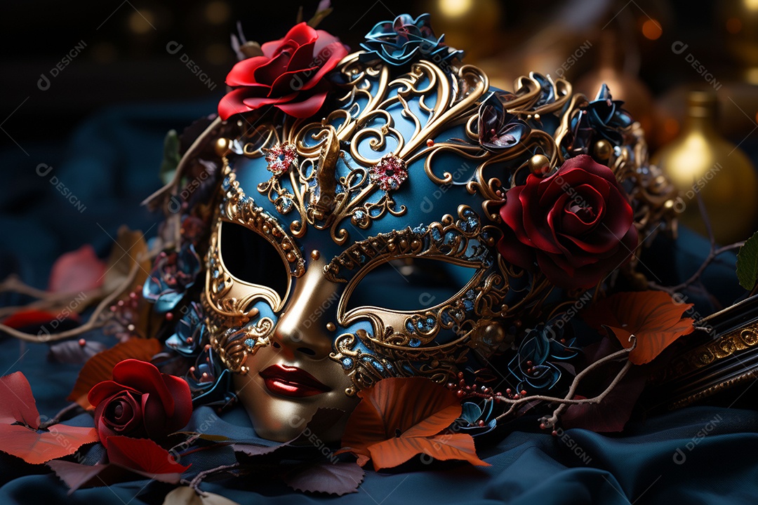 Máscara de carnaval veneziano