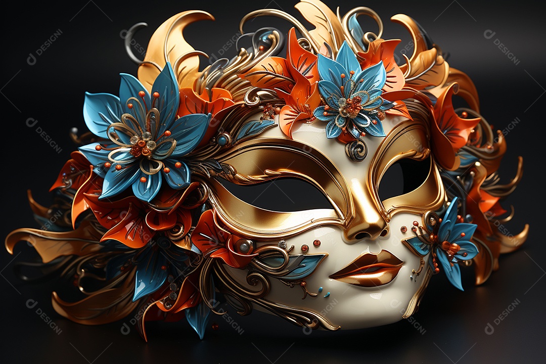 Máscara de carnaval veneziano