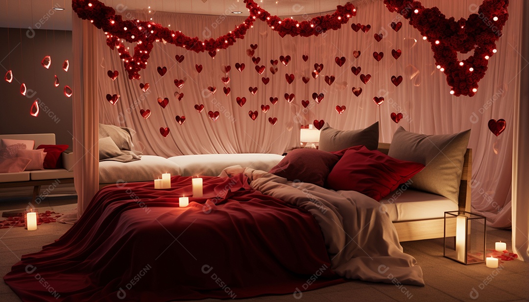 Quarto para casal no dia dos namorados
