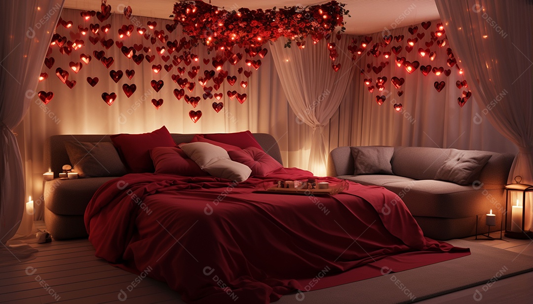 Quarto para casal no dia dos namorados