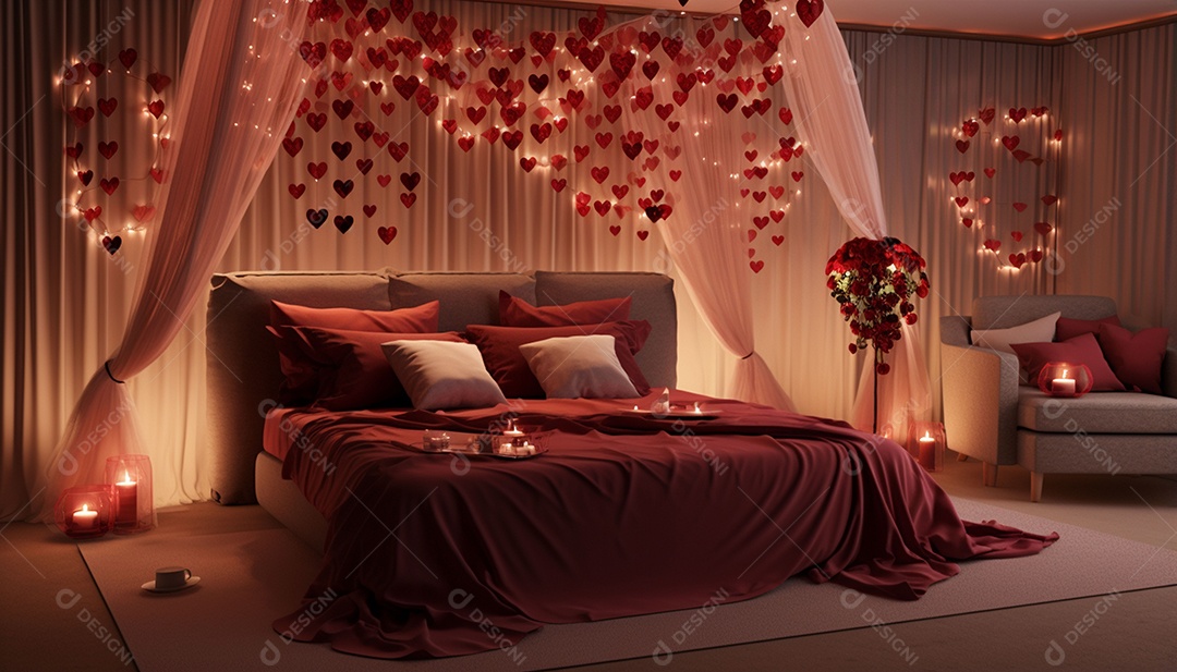 Quarto para casal no dia dos namorados