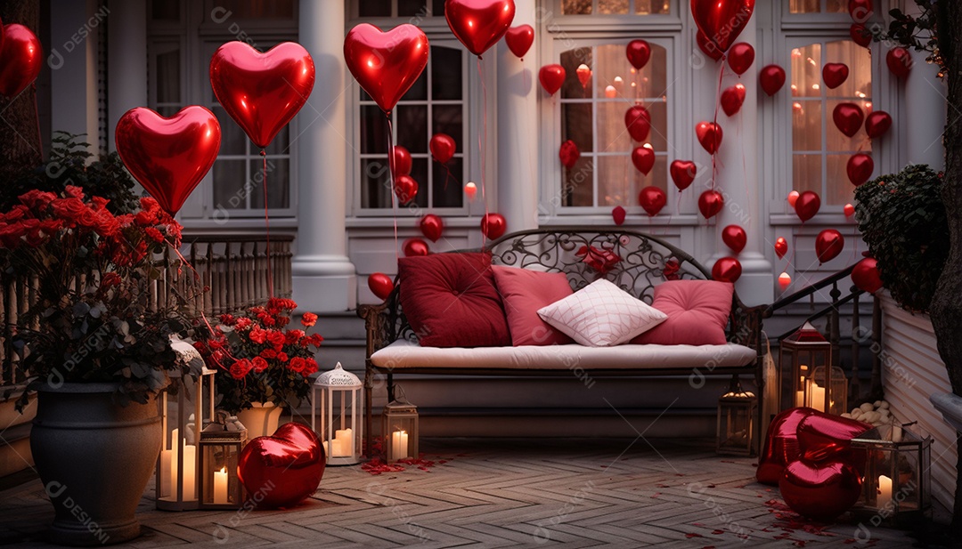 Decoração para casal no dia dos namorados