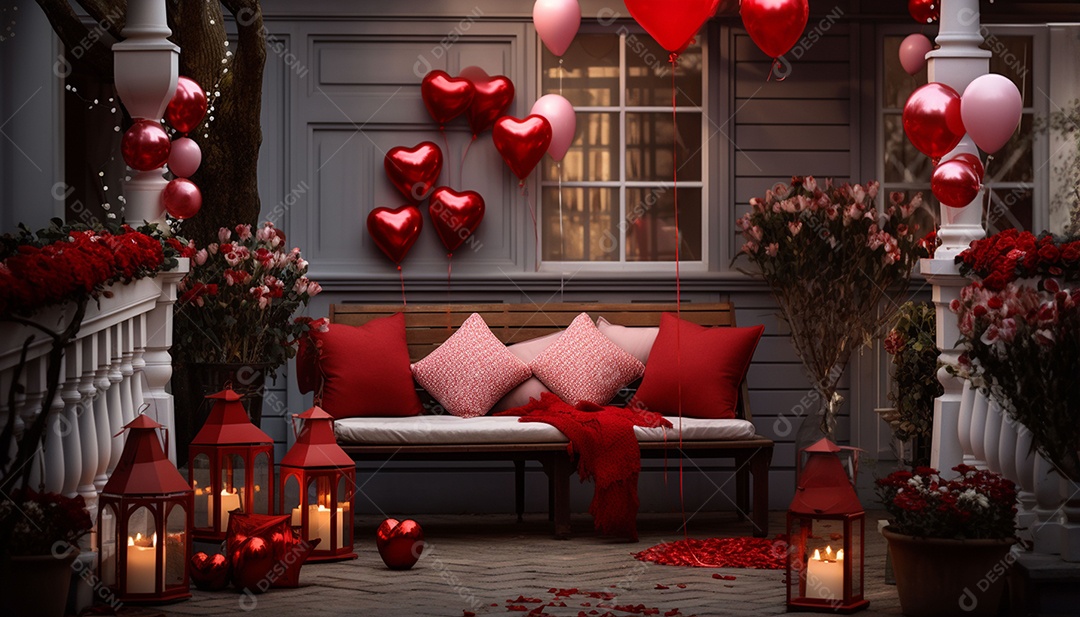 Decoração para casal no dia dos namorados