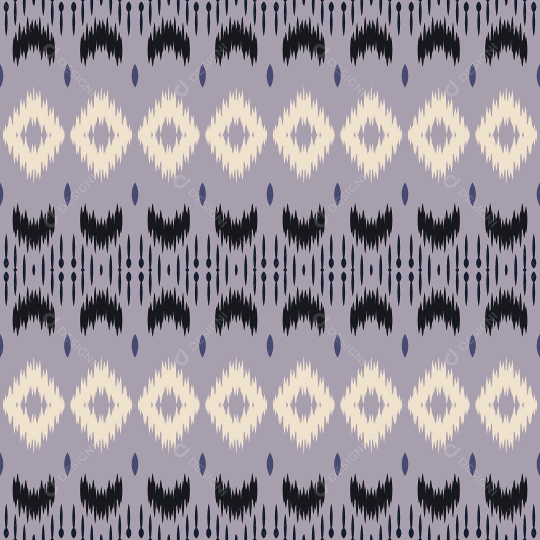 Padrão Tribal Ilustração Colorido Vetor EPS