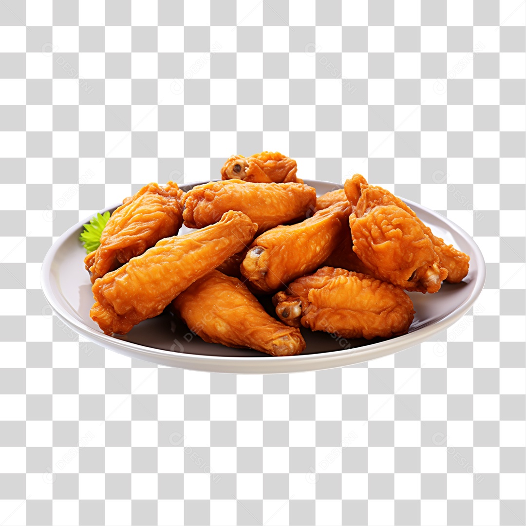 Porção de Frango Frito PNG Transparente