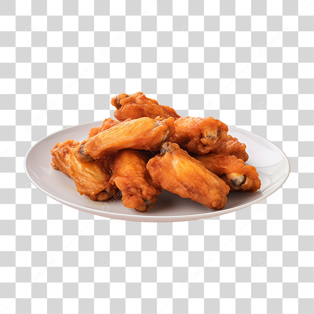 Porção de Frango Frito PNG Transparente