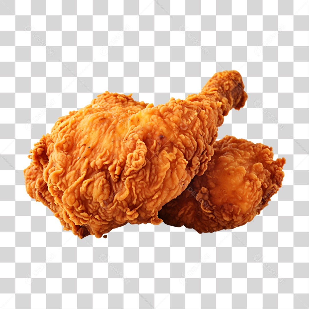 Porção de Frango Frito PNG Transparente