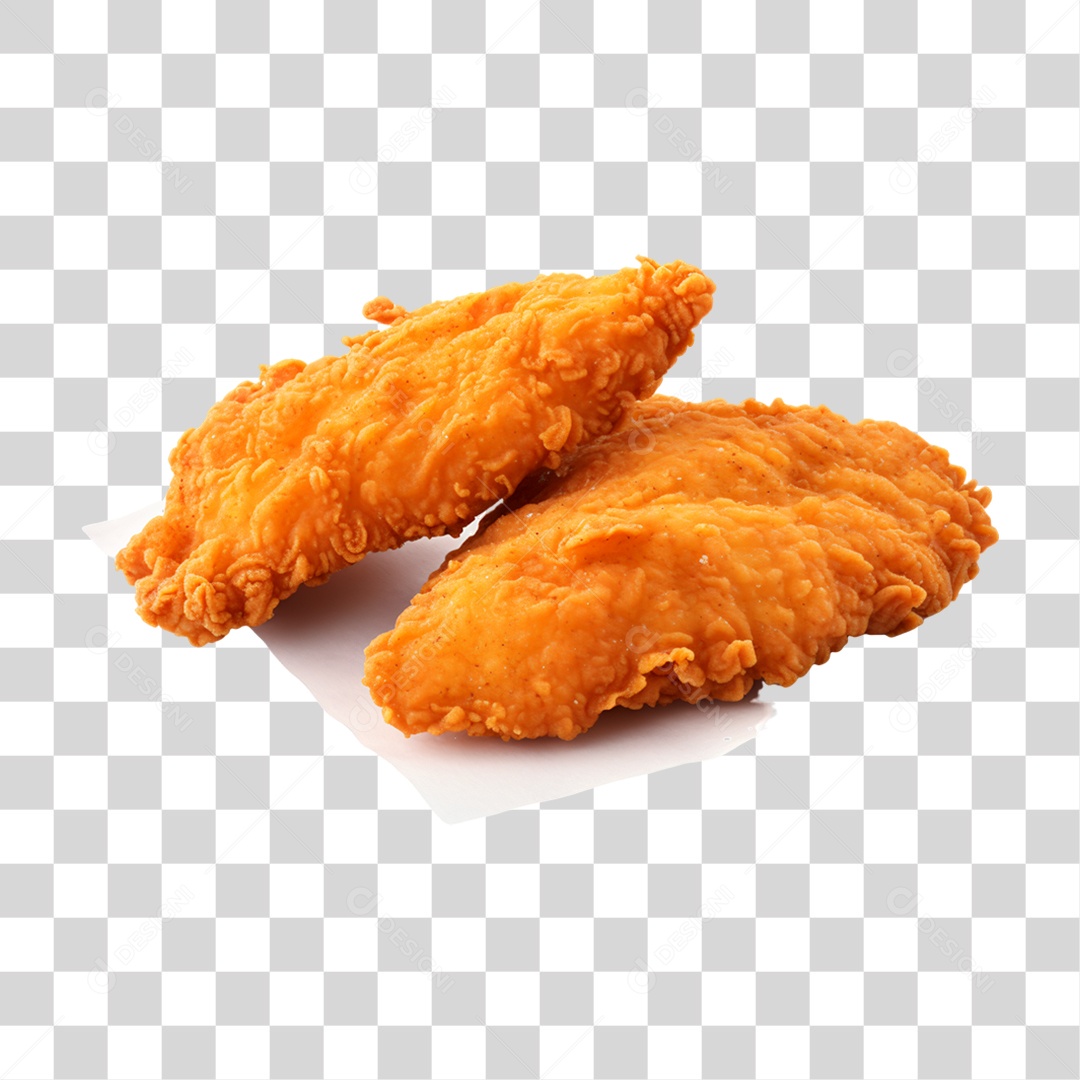 Porção de Frango Frito PNG Transparente