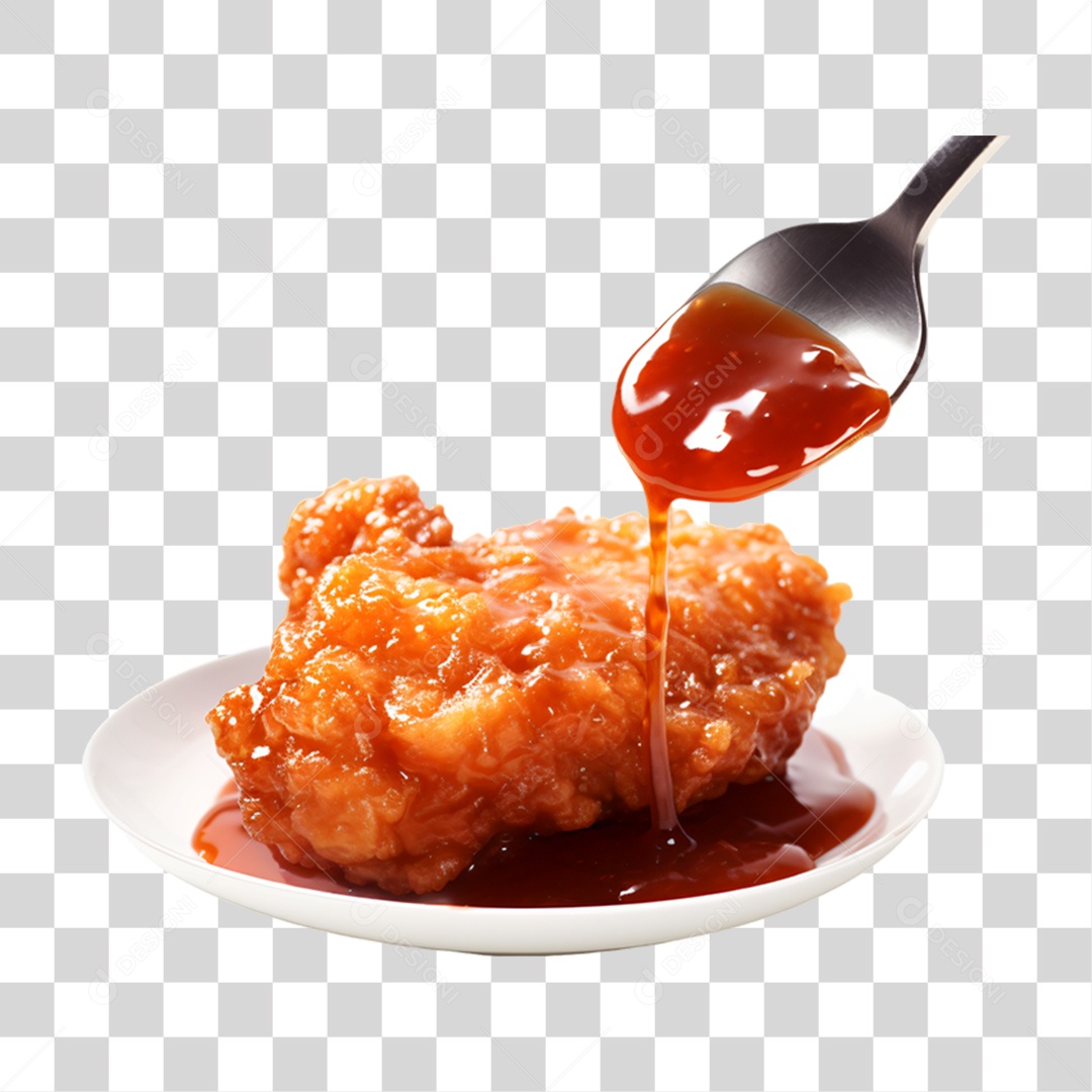 Porção de Frango Frito PNG Transparente