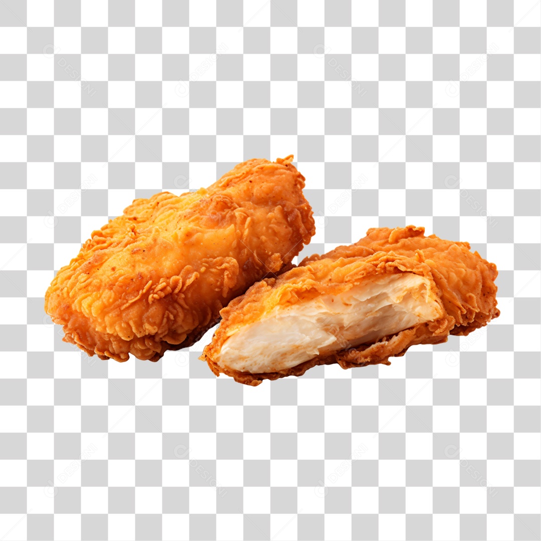 Porção de Frango Frito PNG Transparente