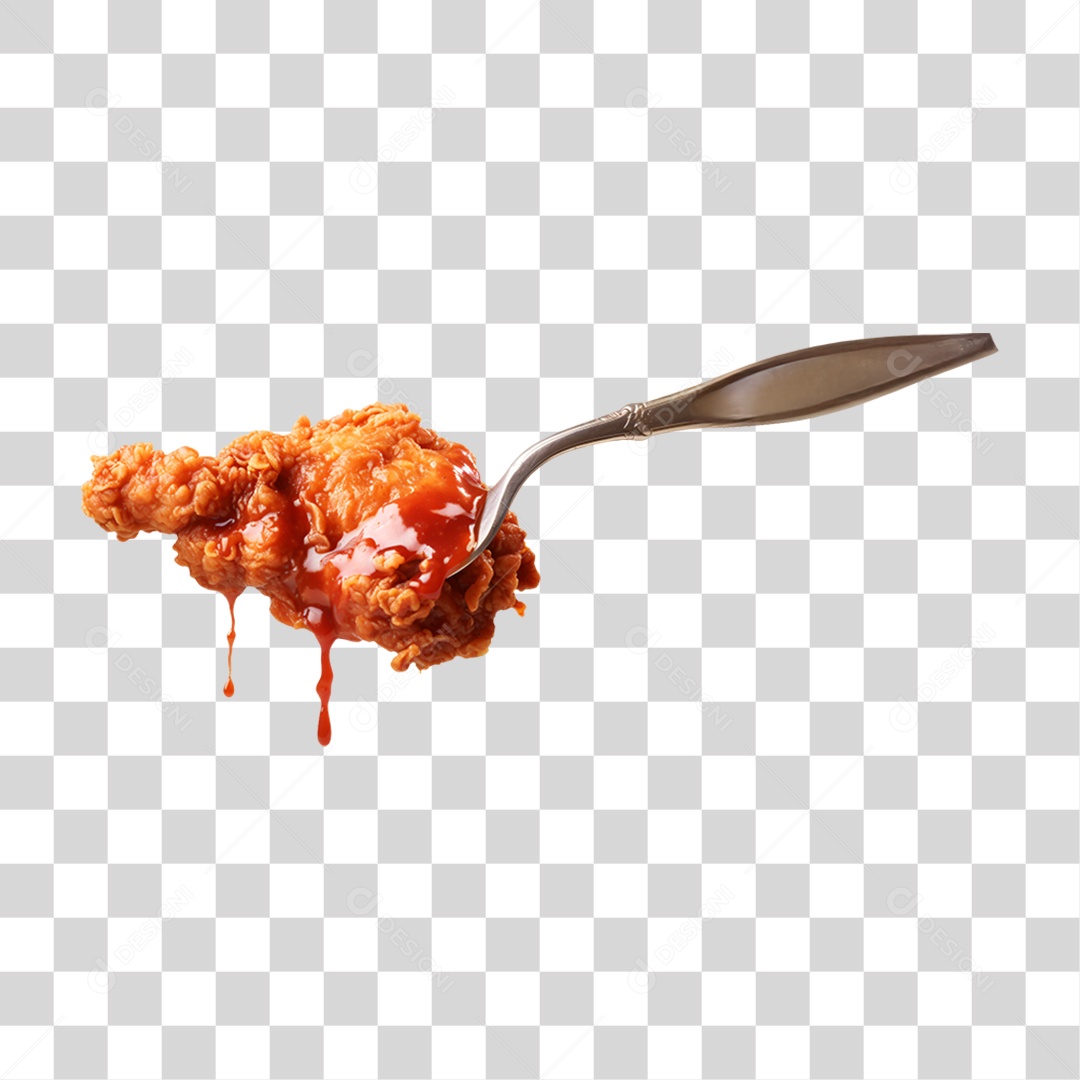 Porção de Frango Frito PNG Transparente