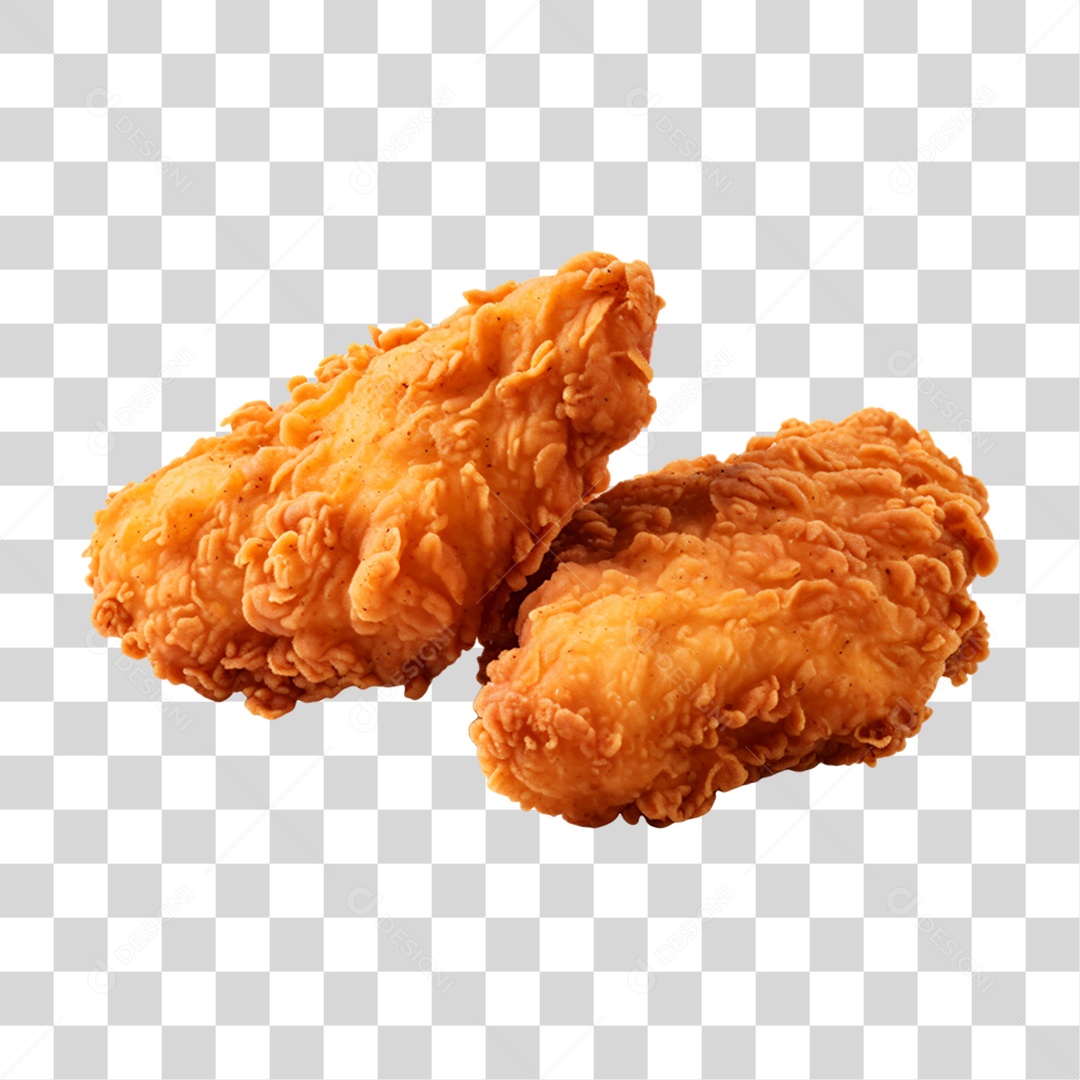 Porção de Frango Frito PNG Transparente