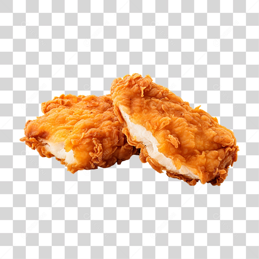 Porção de Frango Frito PNG Transparente