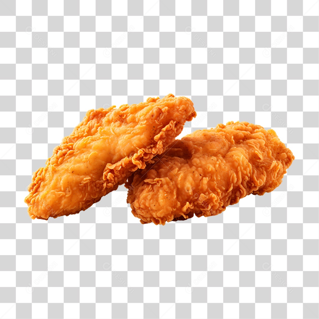 Porção de Frango Frito PNG Transparente