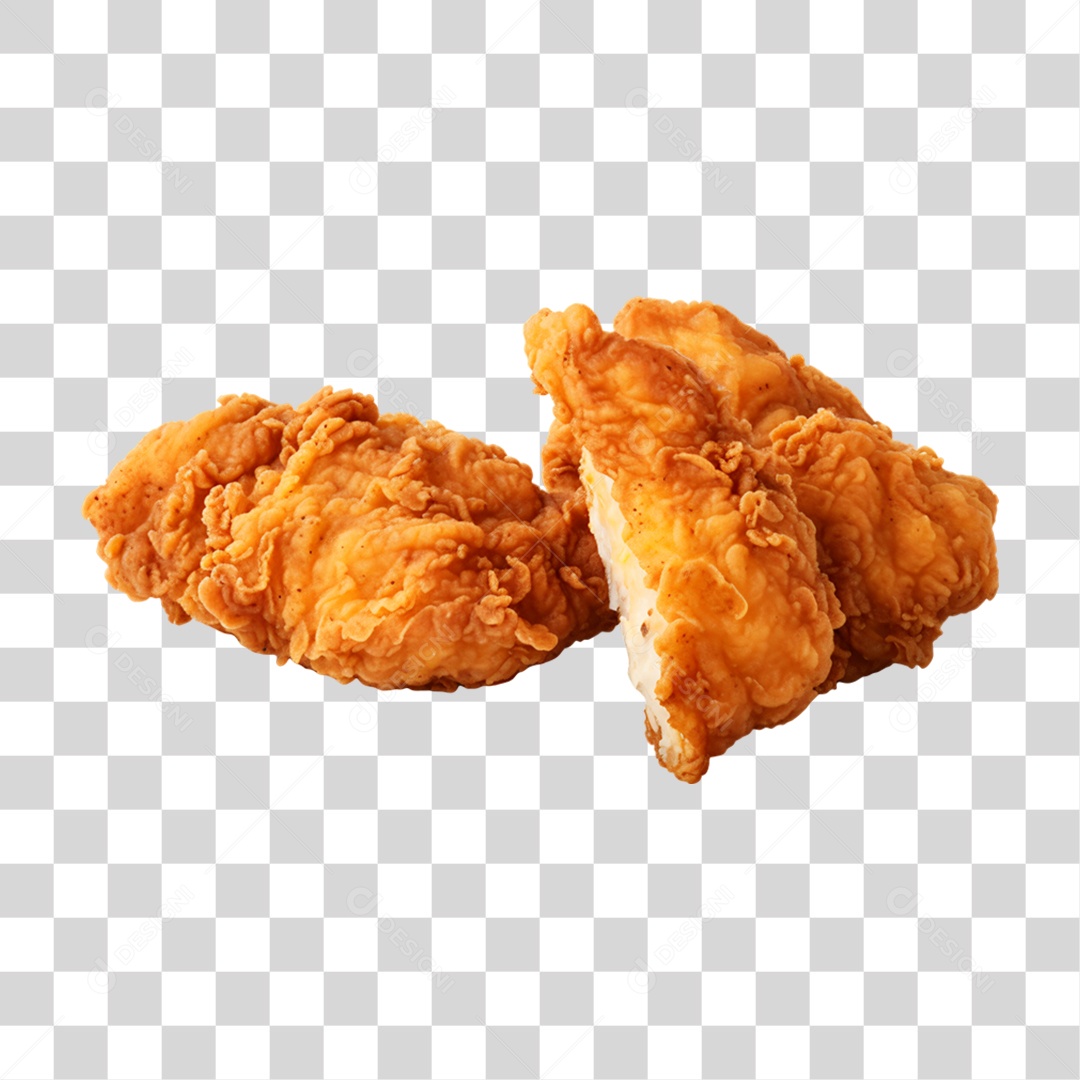 Porção de Frango Frito PNG Transparente