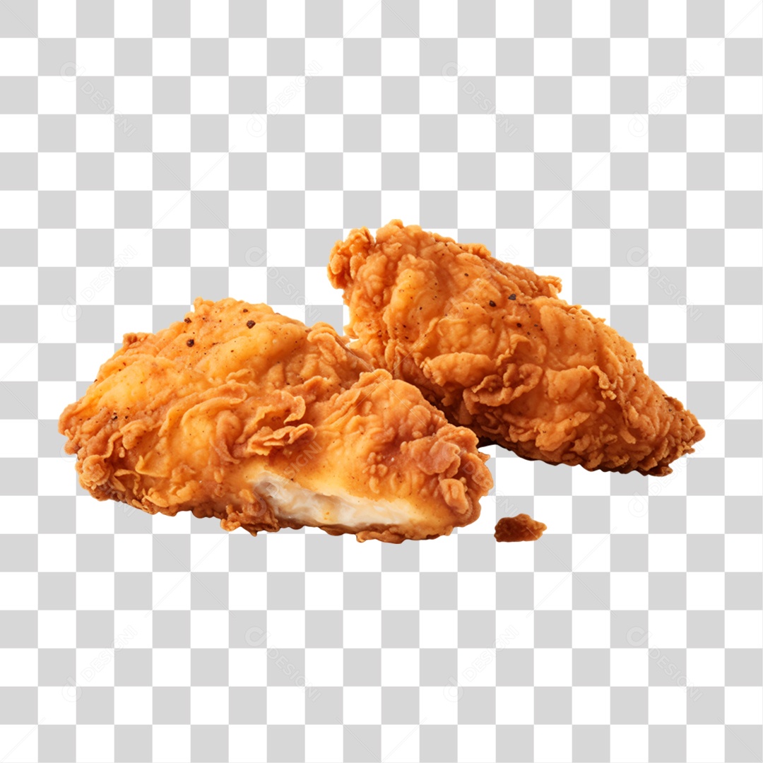 Porção de Frango Frito PNG Transparente