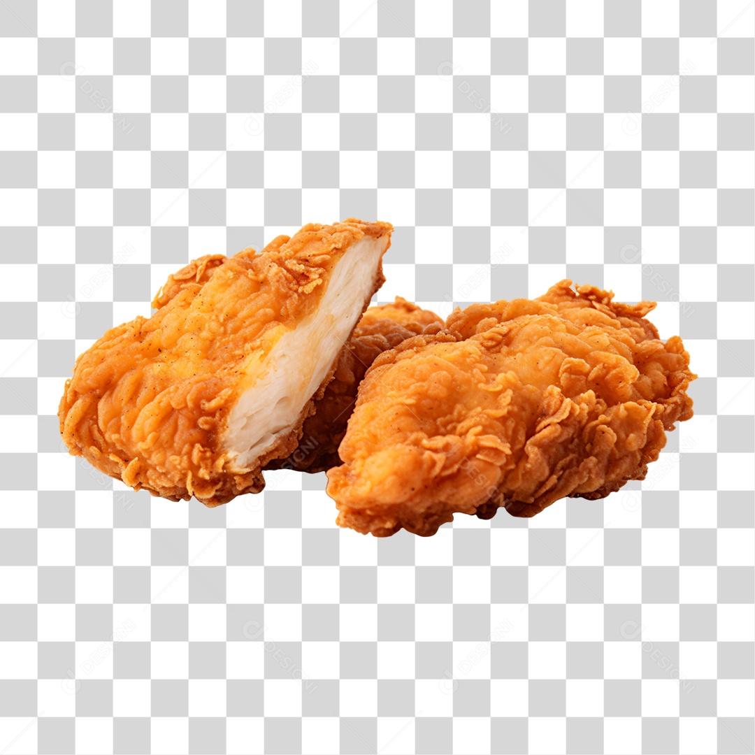 Porção de Frango Frito PNG Transparente