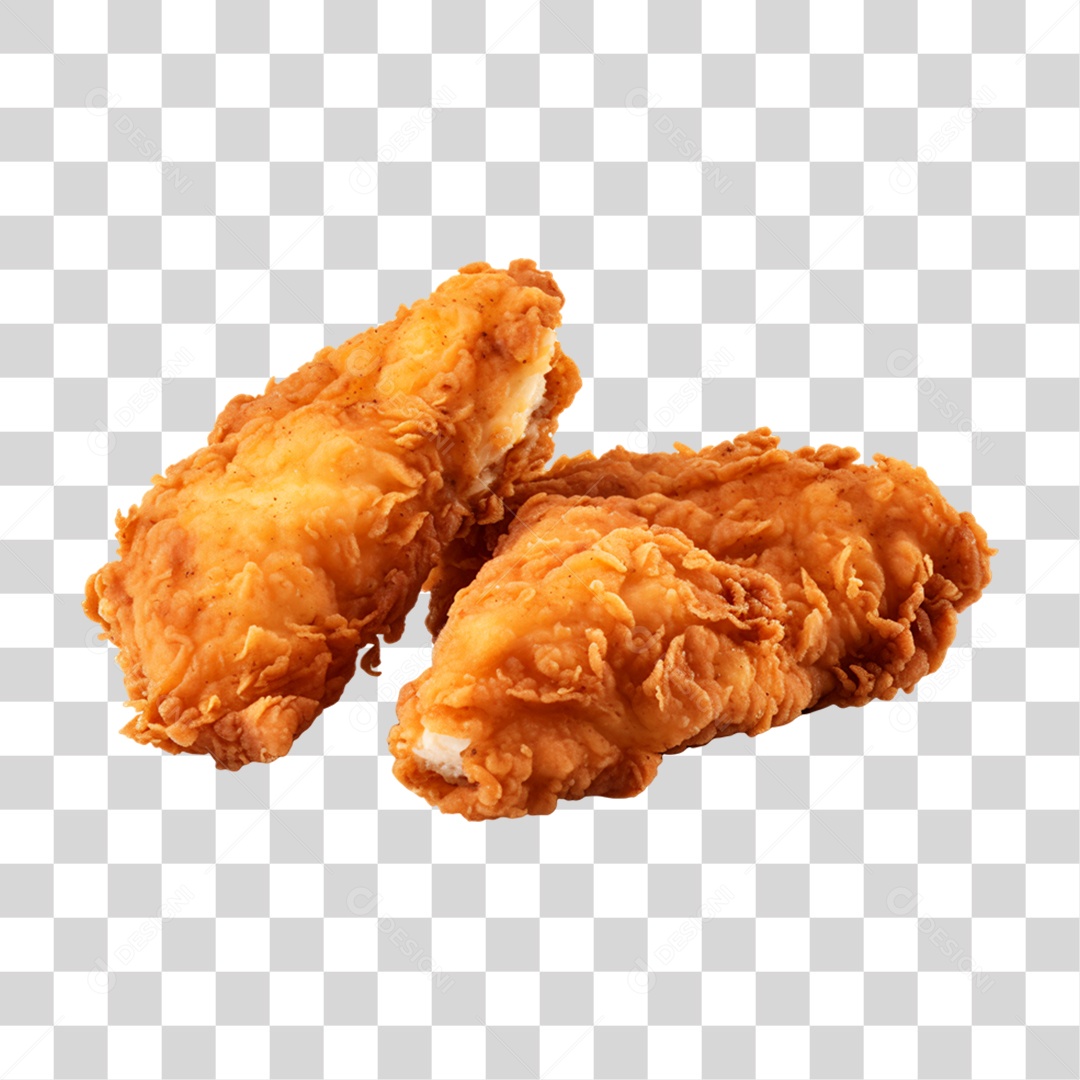 Porção de Frango Frito PNG Transparente