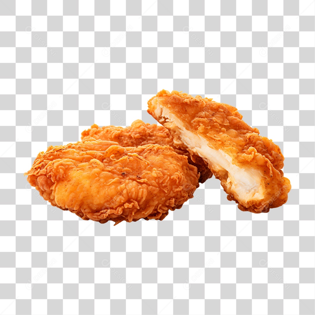 Porção de Frango Frito PNG Transparente