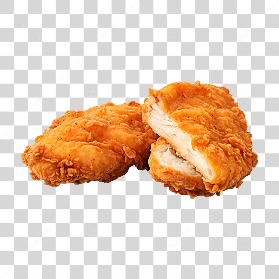 Porção de Frango Frito PNG Transparente
