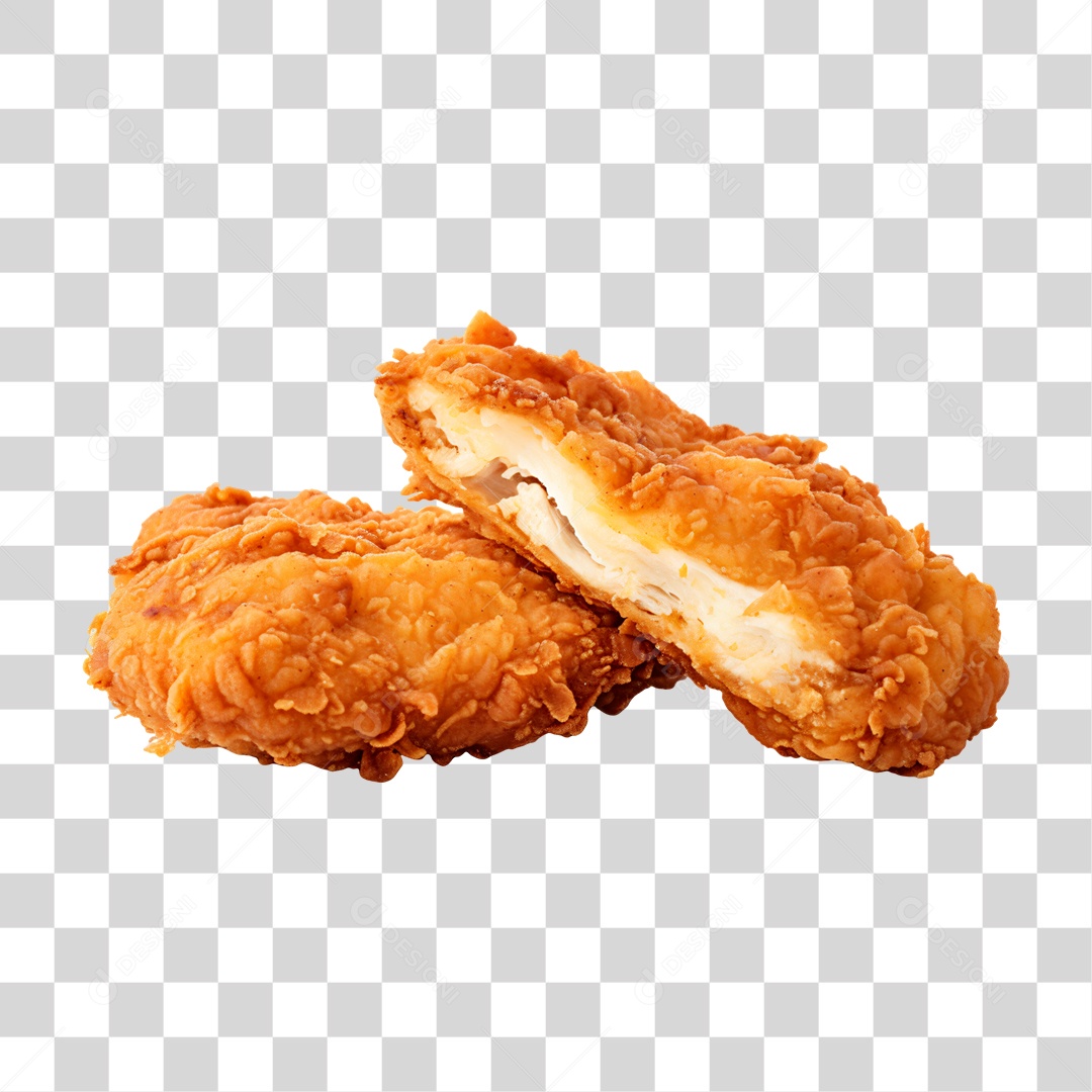 Porção de Frango Frito PNG Transparente