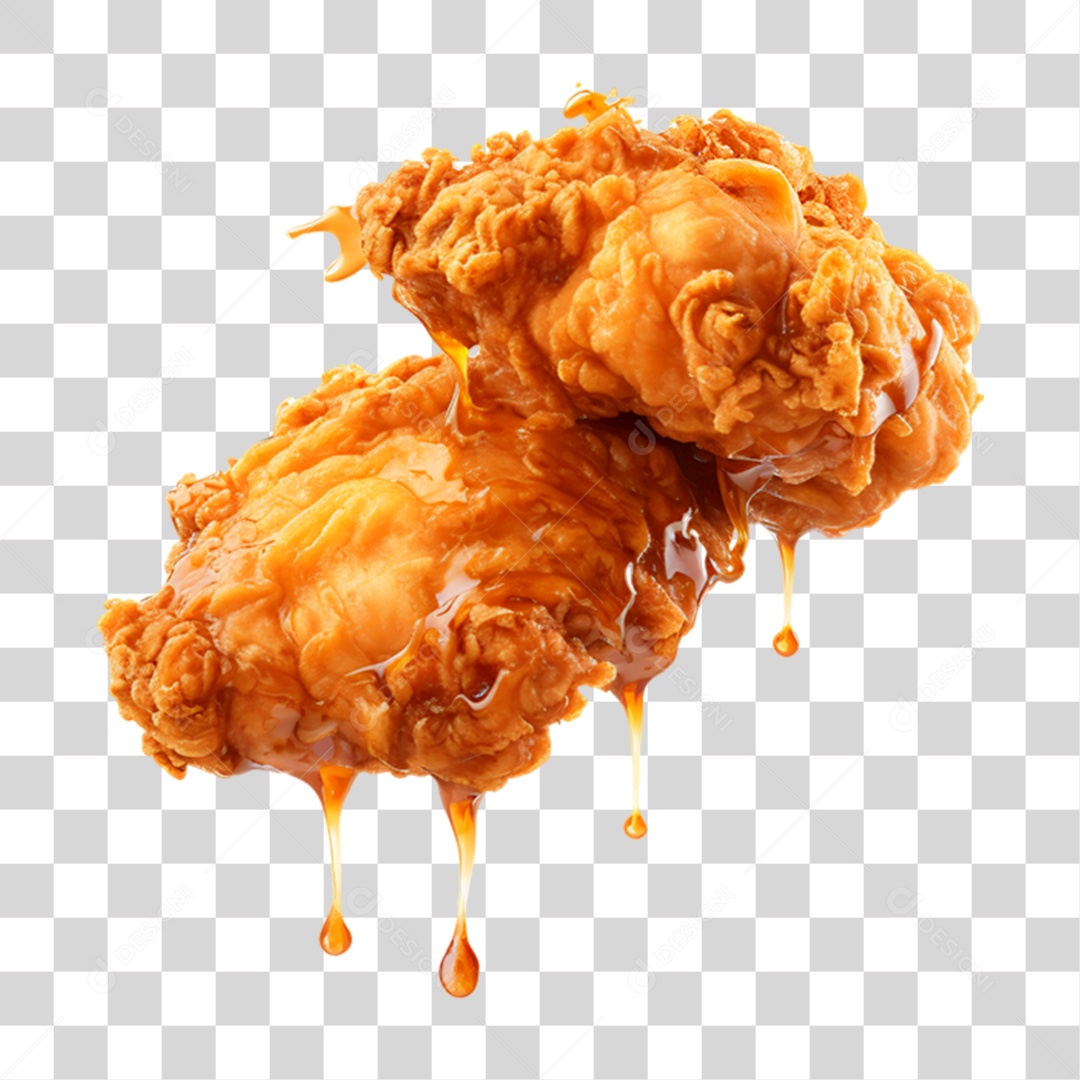 Porção de Frango Frito PNG Transparente