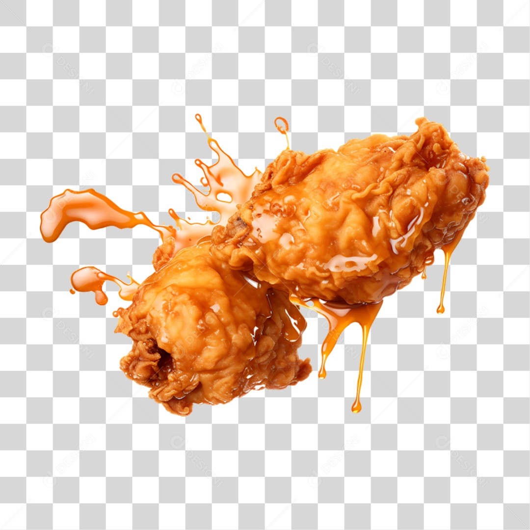 Porção de Frango Frito PNG Transparente