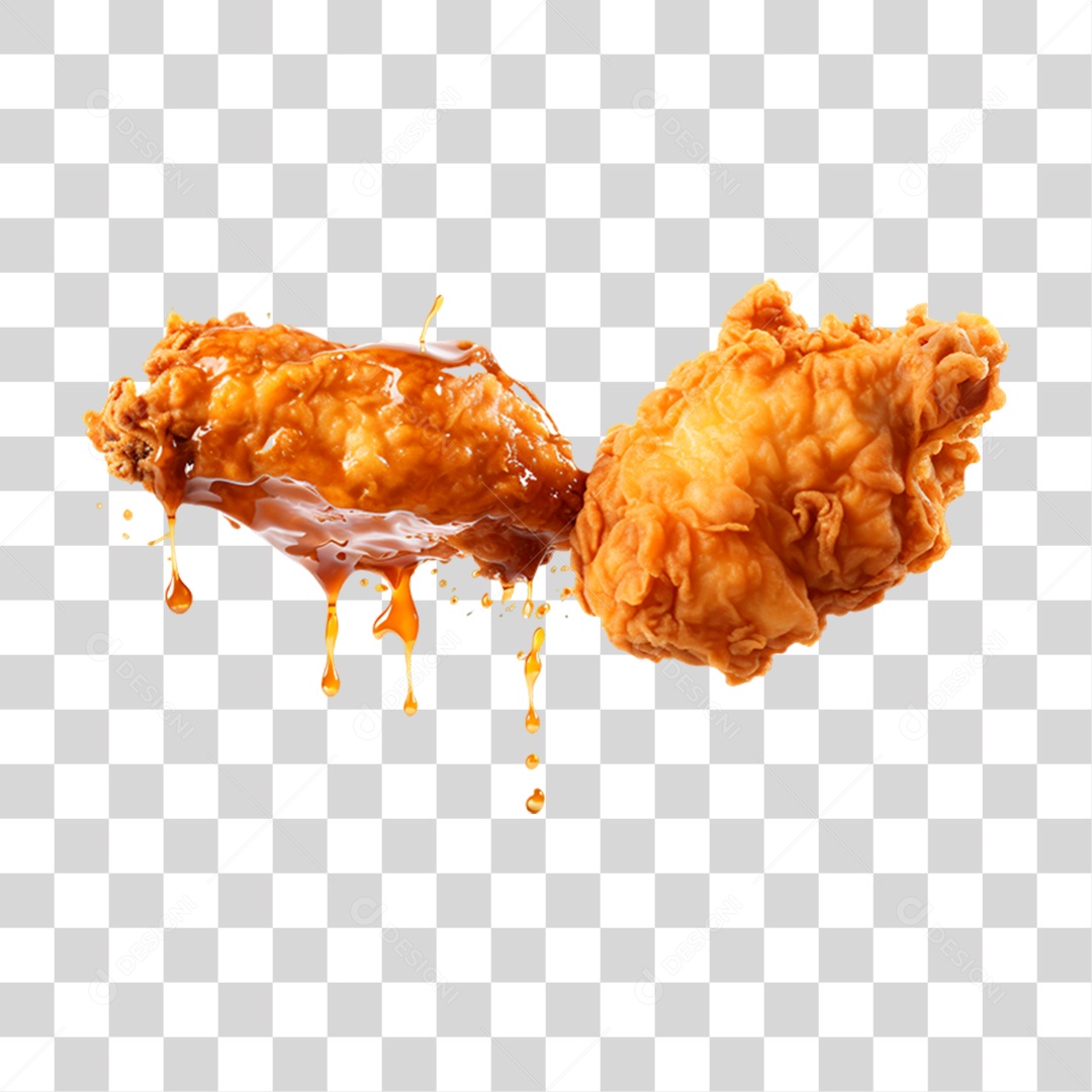 Porção de Frango Frito PNG Transparente