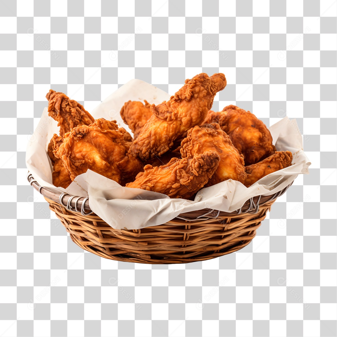 Porção de Frango Frito PNG Transparente