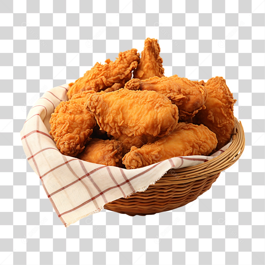 Porção de Frango Frito PNG Transparente