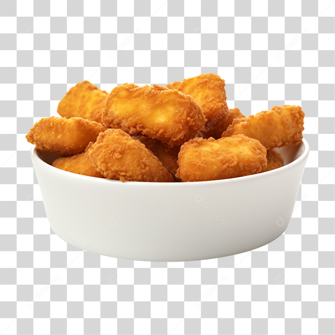 Porção de Frango Frito PNG Transparente