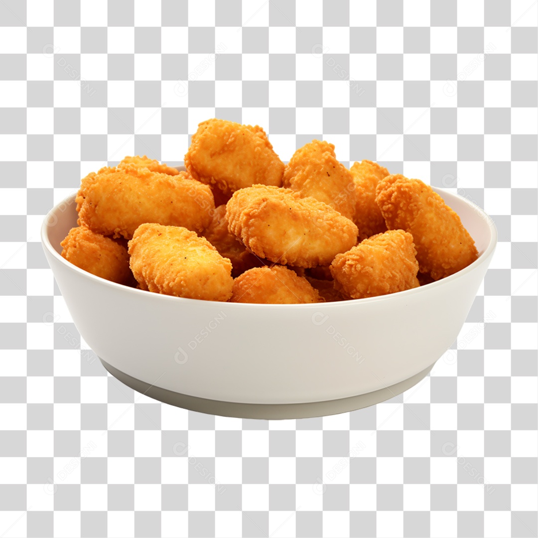 Porção de Frango Frito PNG Transparente