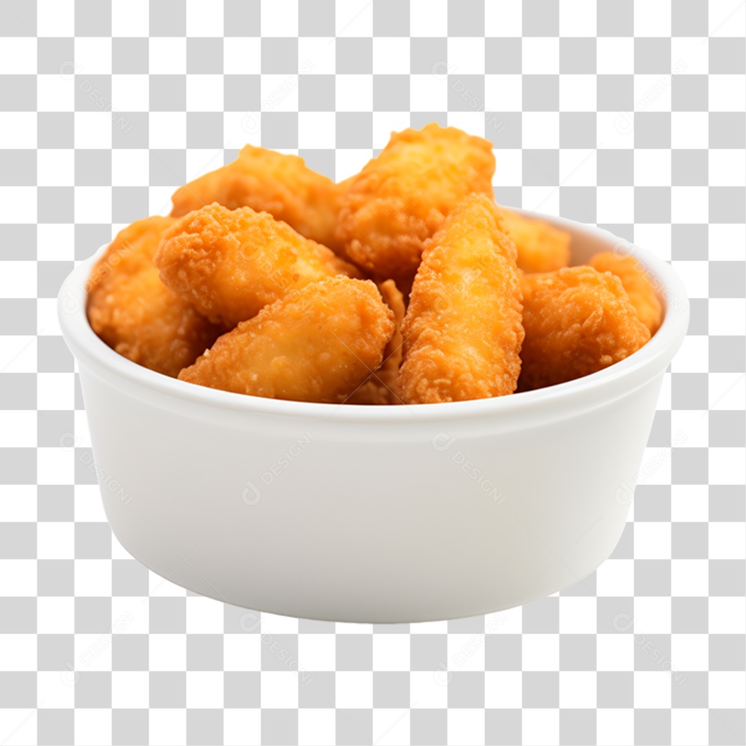 Porção de Frango Frito PNG Transparente