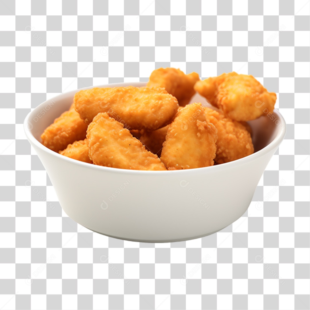 Porção de Frango Frito PNG Transparente