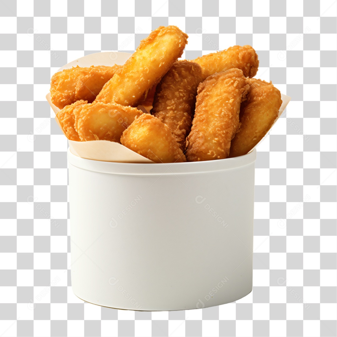 Porção de Frango Frito PNG Transparente