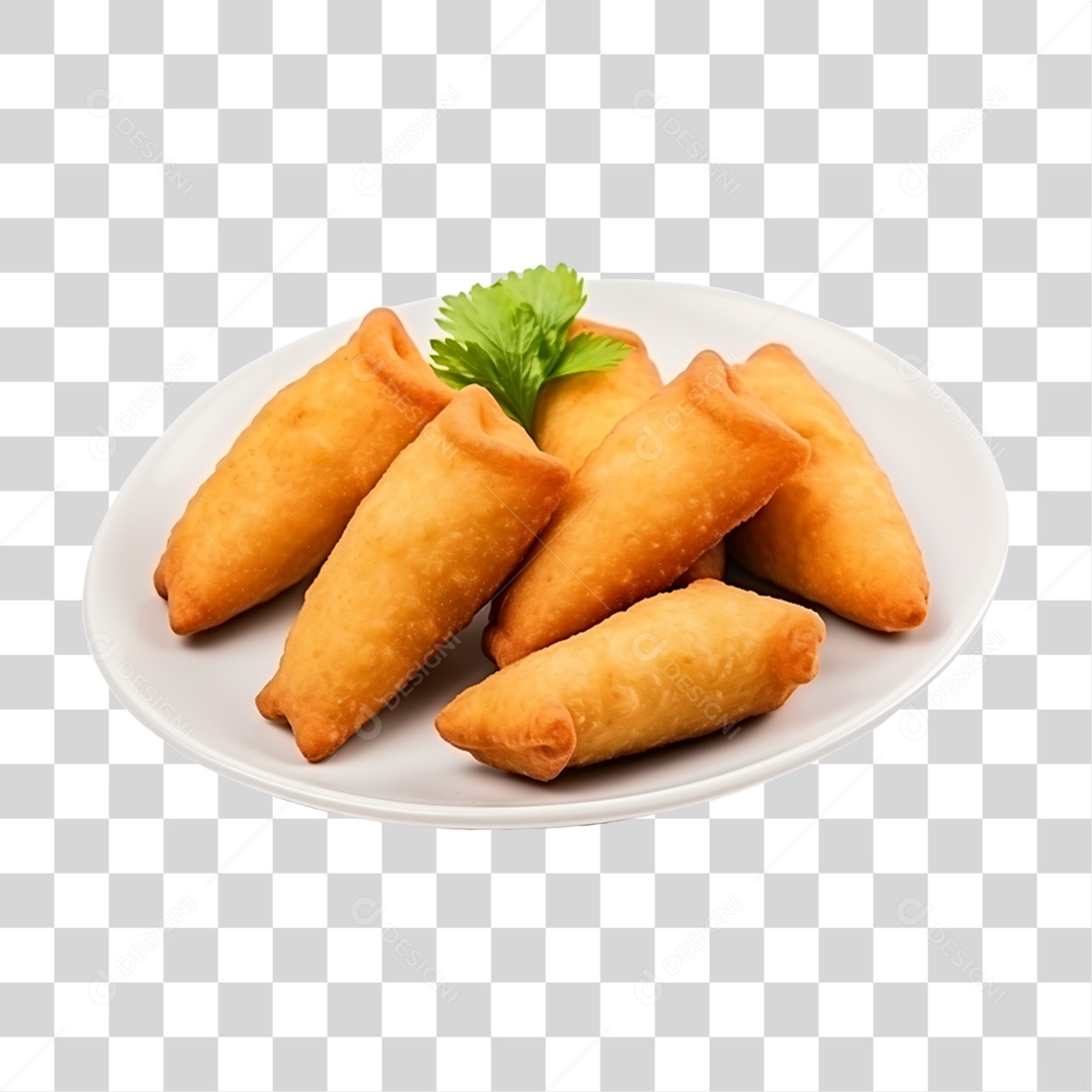 Salgados Fritos PNG Transparente