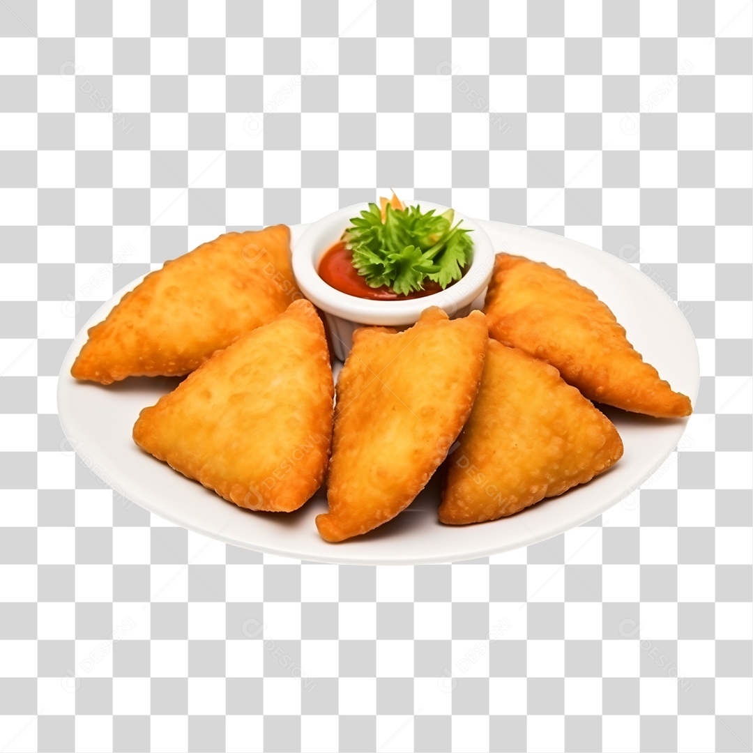 Salgados Fritos PNG Transparente