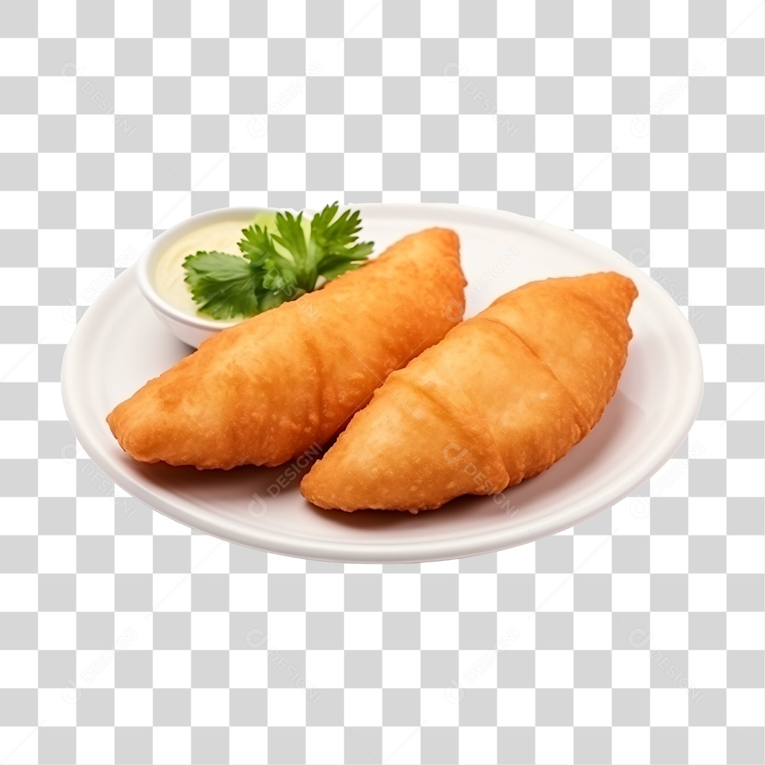 Salgados Fritos PNG Transparente