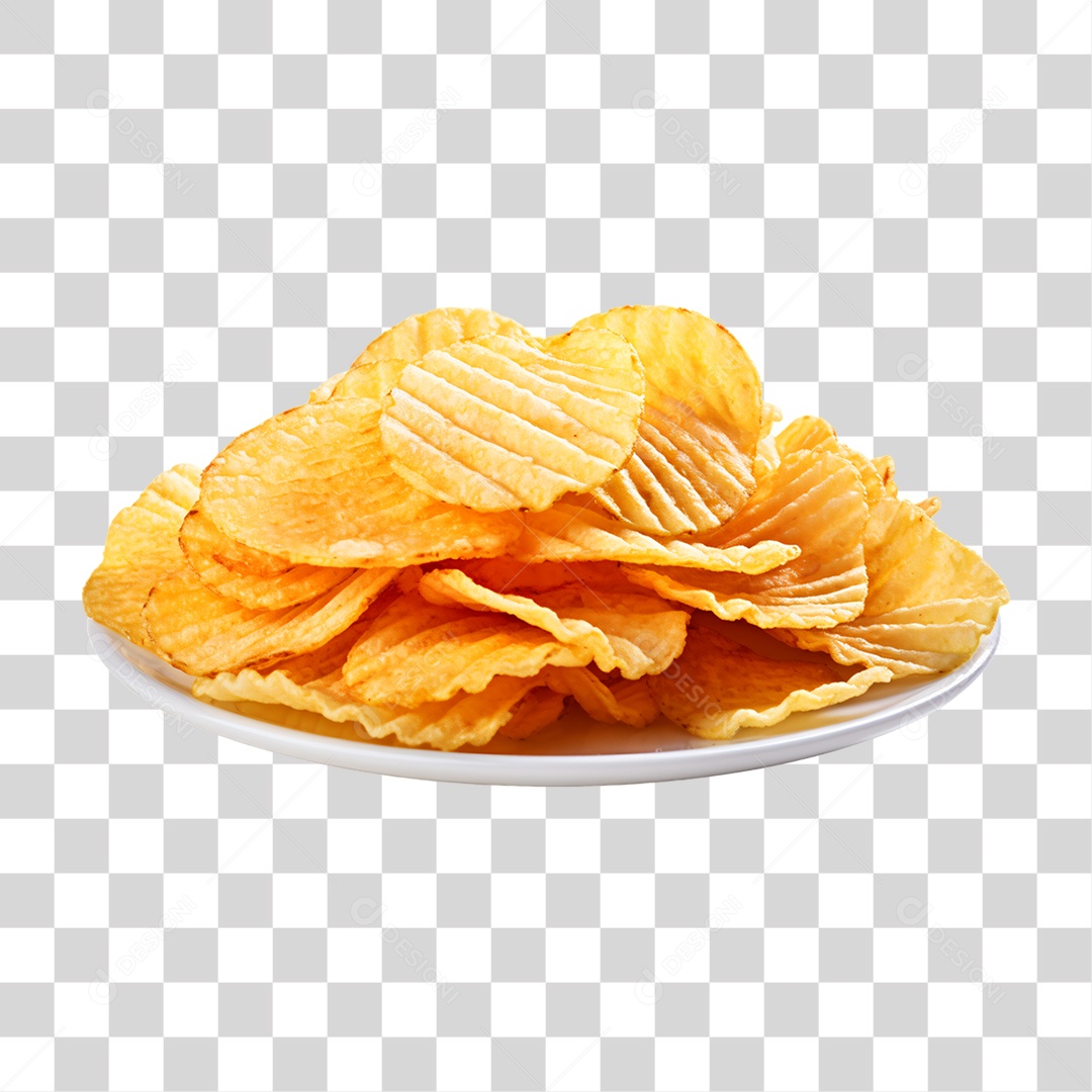 Porção de Batatas PNG Transparente