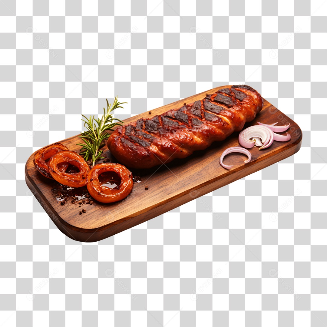 Carne Suína Assada PNG Transparente