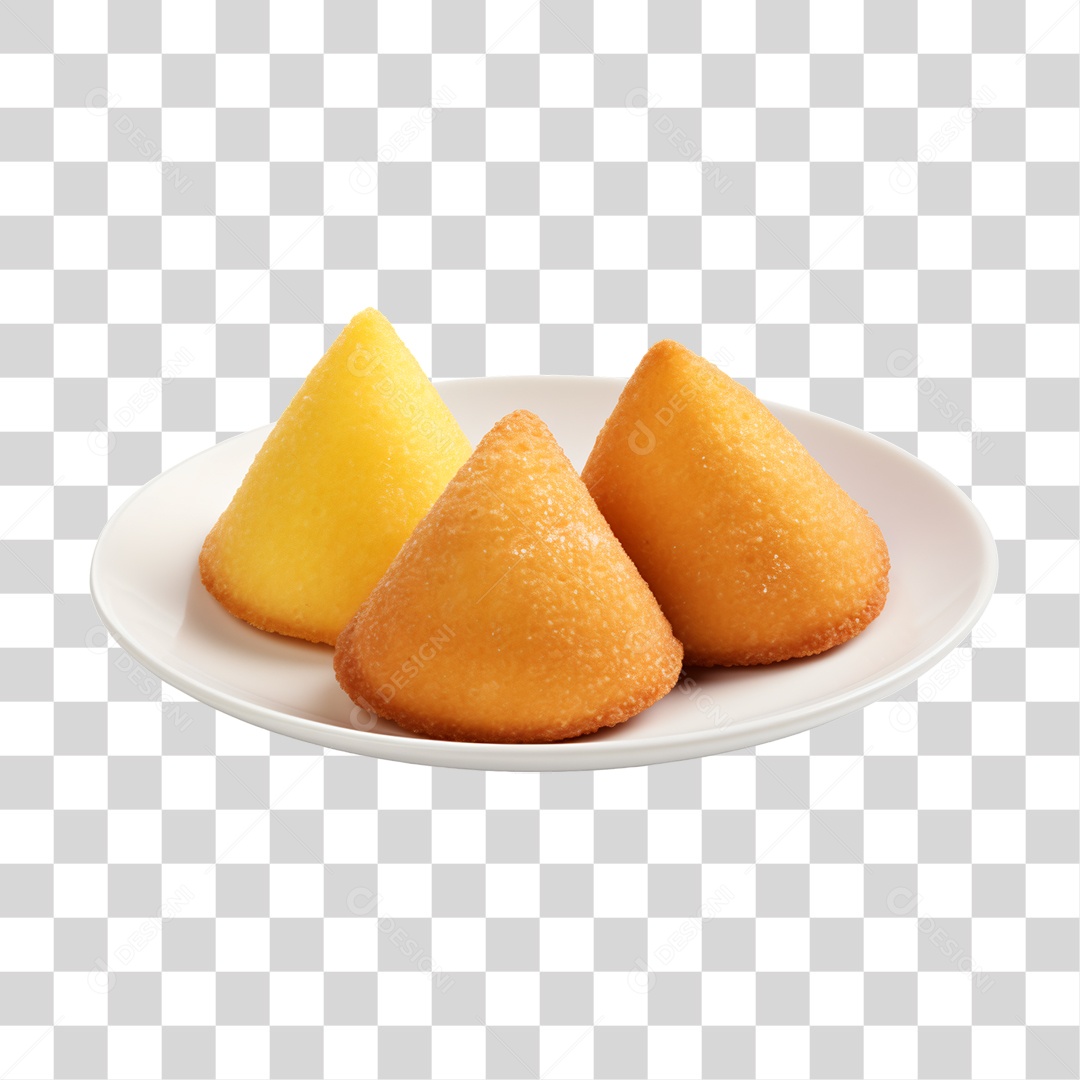 Porção de Salgados e Fritas PNG Transparente