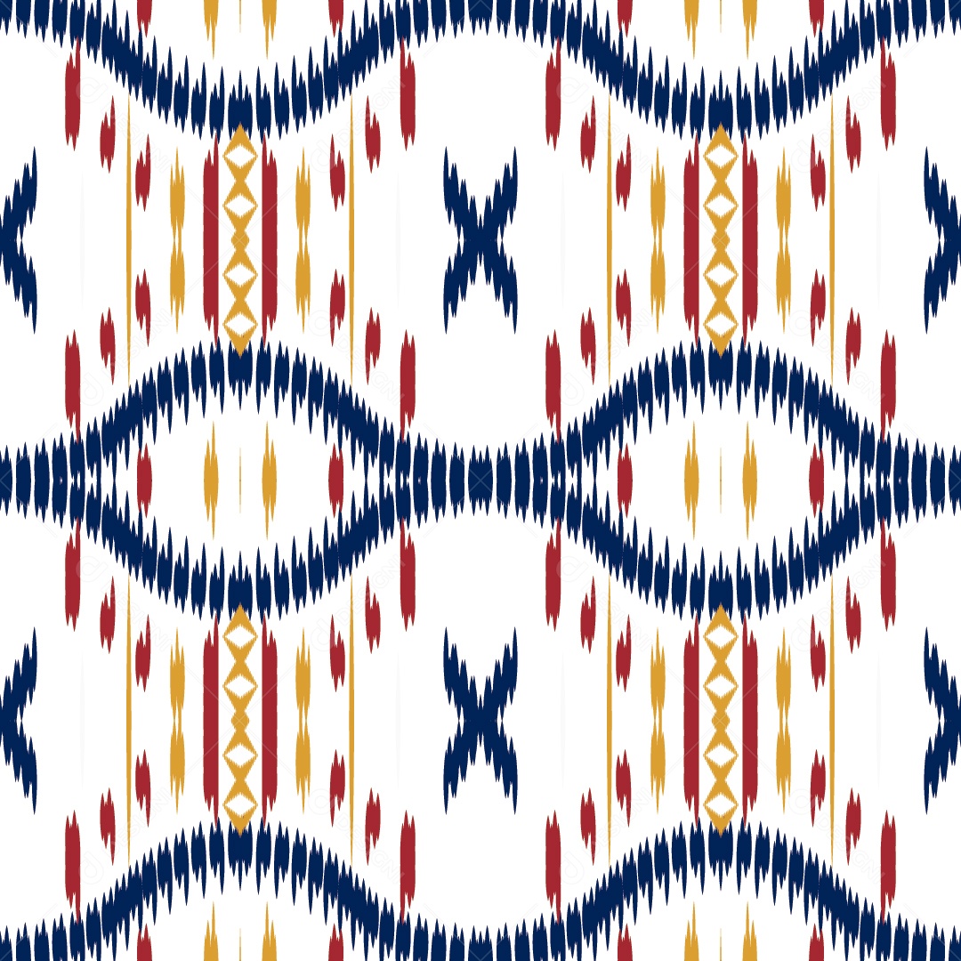 Padrão Tribal Colorido Ilustração Vetor EPS