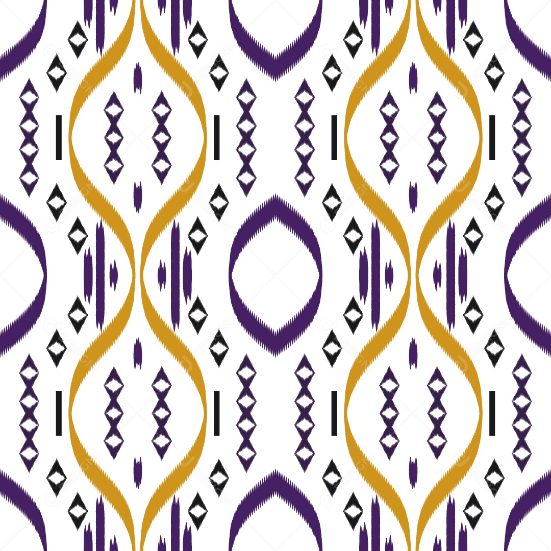 Padrão Tribal Colorido Ilustração Vetor EPS