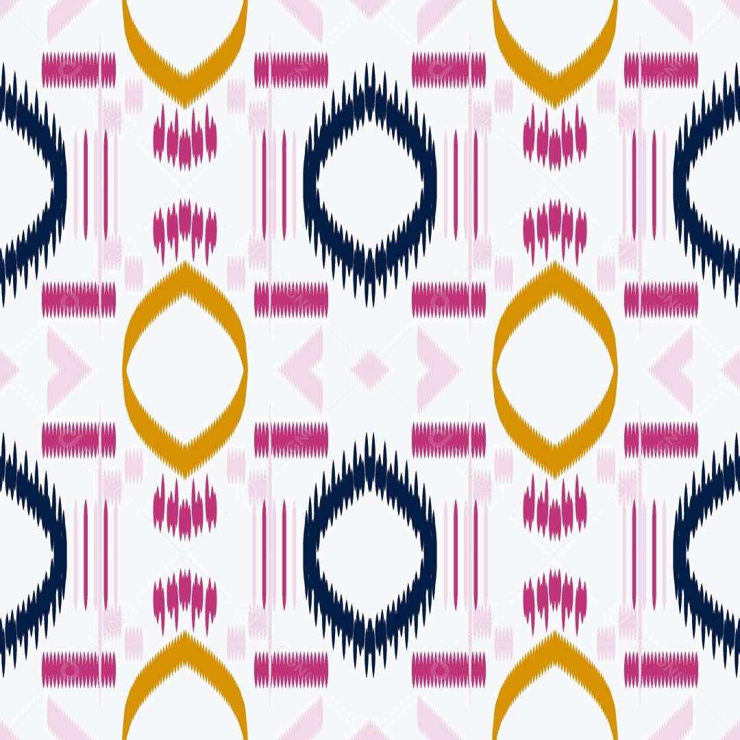 Padrão Tribal Colorido Ilustração Vetor EPS