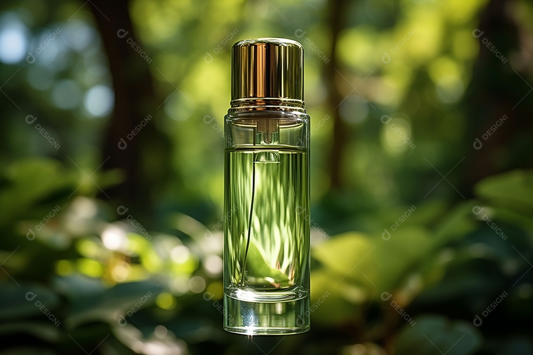 Produto cosmético em tubo de vidro